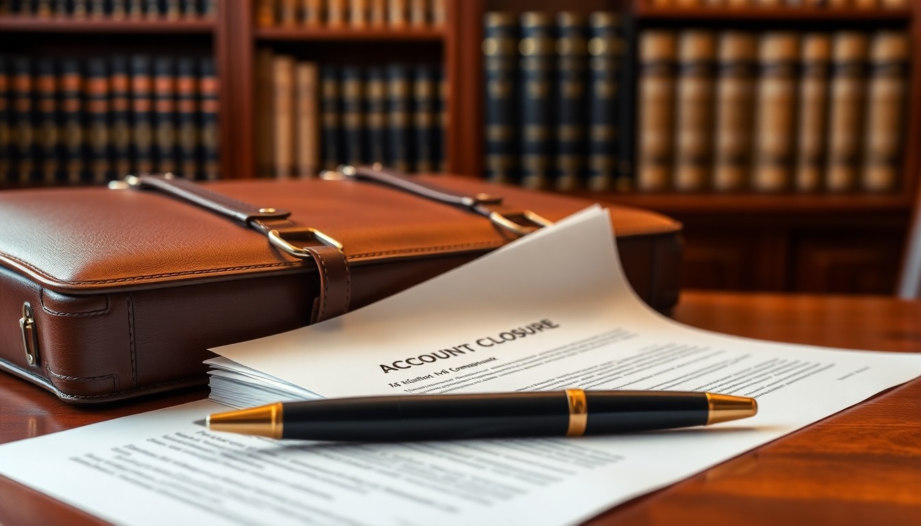 Lettre cloture de compte : respecter les formalités administratives