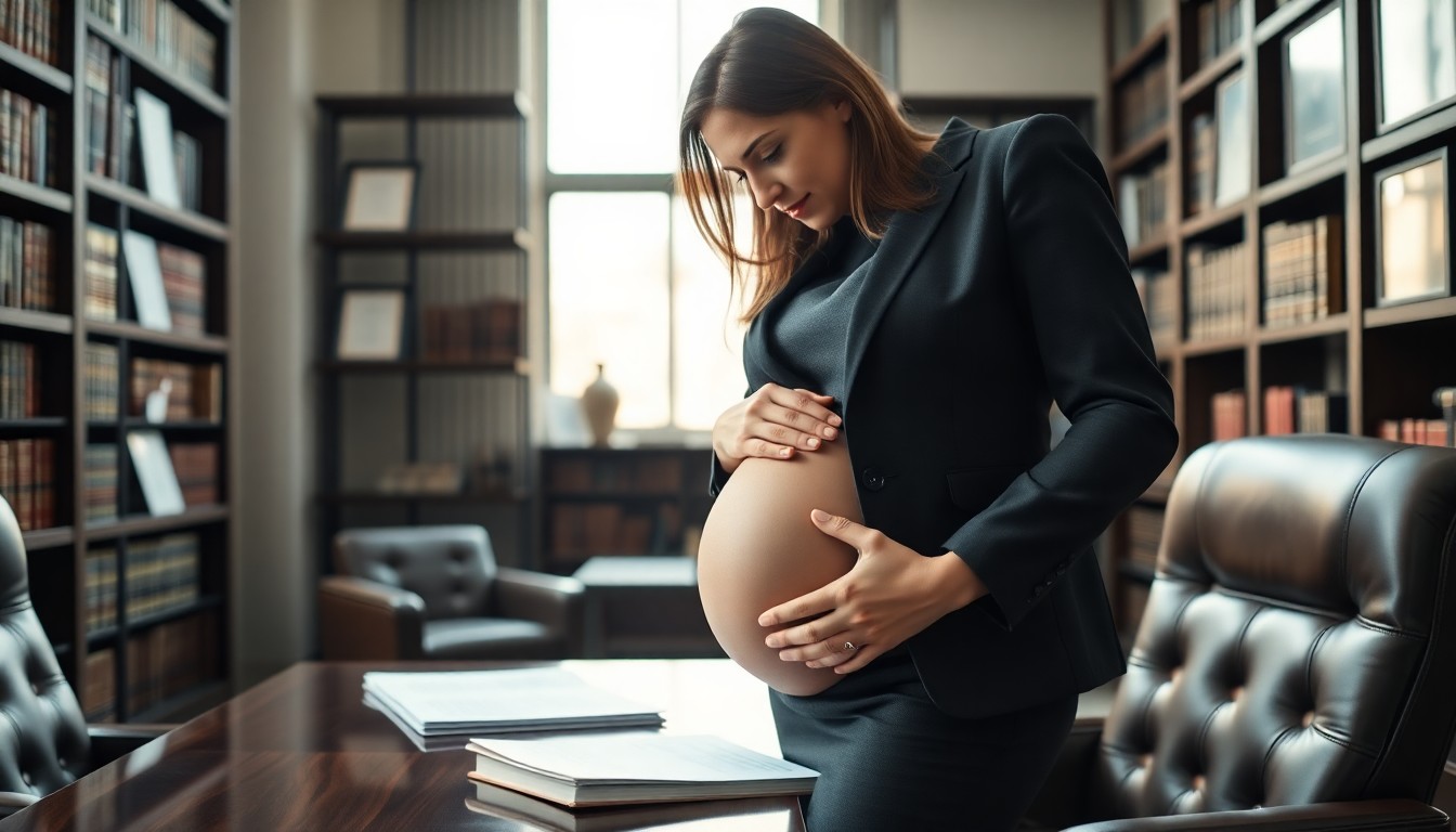 Les défis d'une avocate enceinte dans le milieu juridique